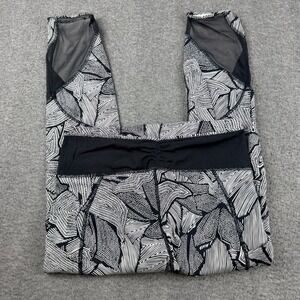 Lululemon Athletica Goal Crusher 7/8 Length Women's Size 8 Mesh Panel Leggings